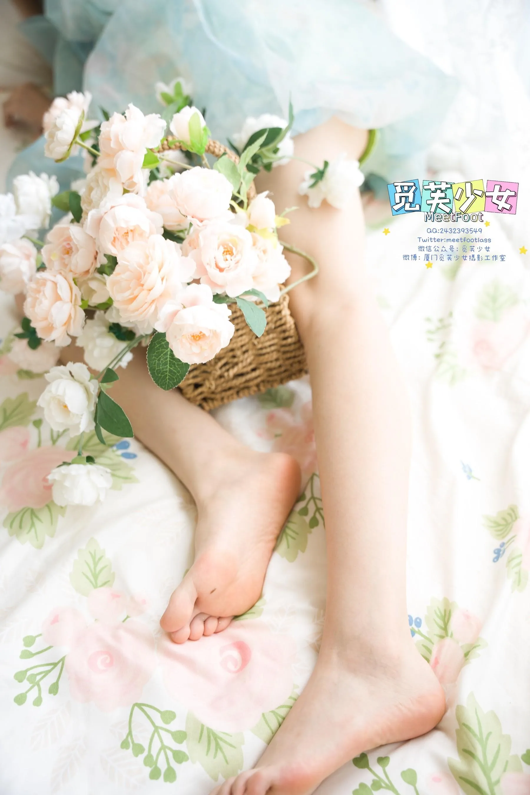 觅芙少女 NO.033 小婉-一袭蓝色纱裙构筑今晚浪漫的梦境-PIC [249P]插图5
